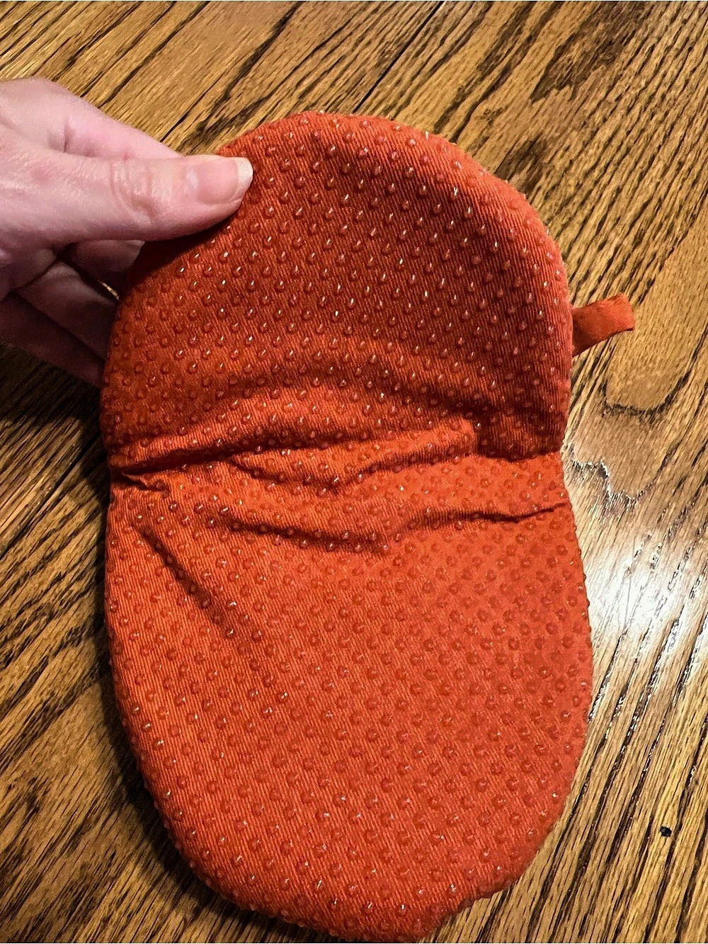 MüKitchen Silicone Mini Mitt Pumpkin Set of 2 Mini Oven Mitts NWT - Picture 5 of 5